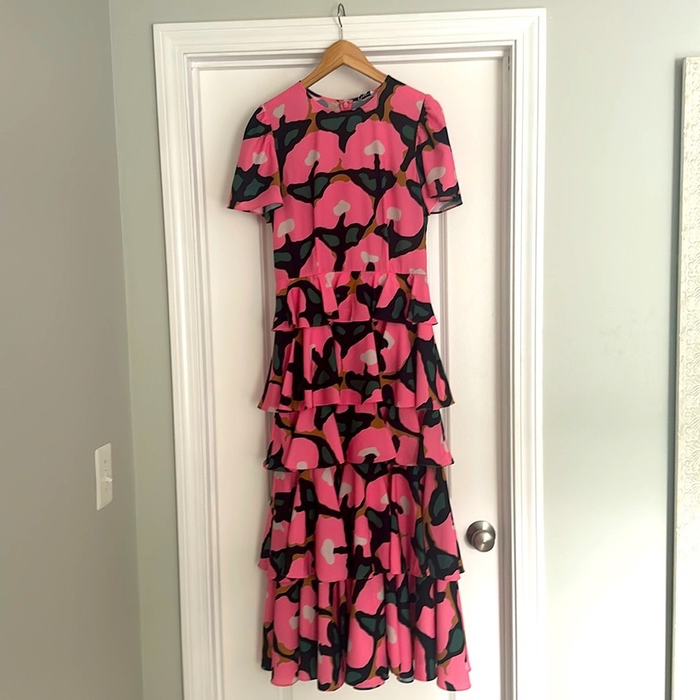 NWT RHODE Size 8 Serena Dress, Rose Bloom
